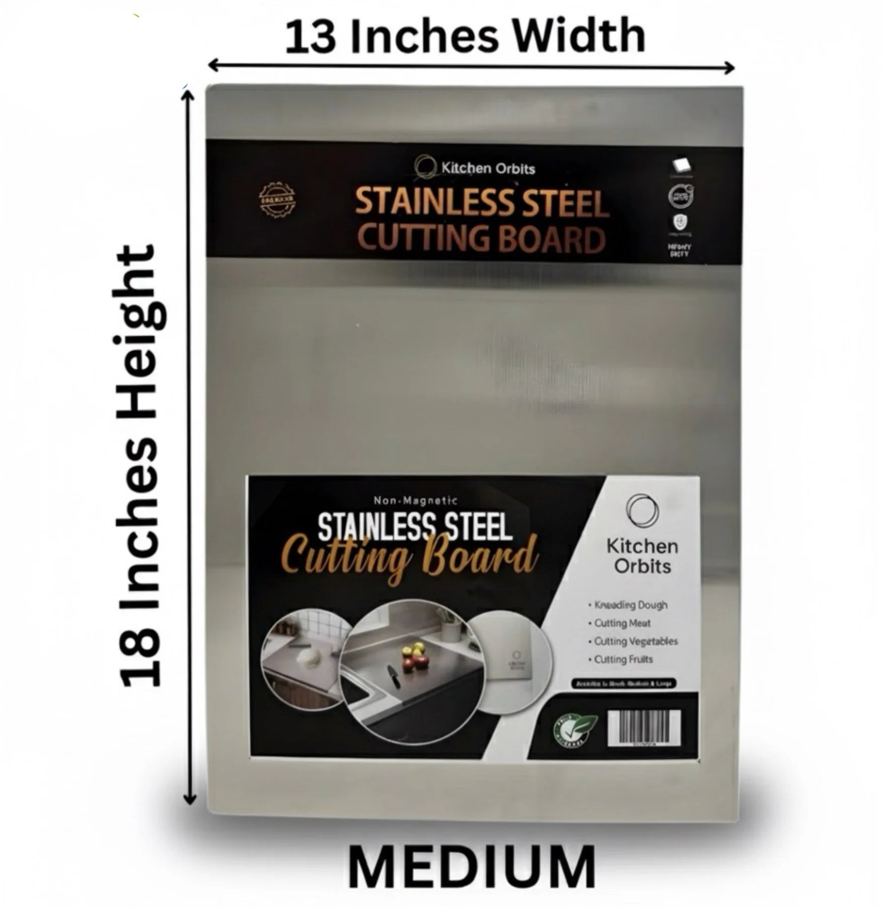 Stainless Steel Cutting Board in Pakistan | Hygienic Kitchen Chopping Board