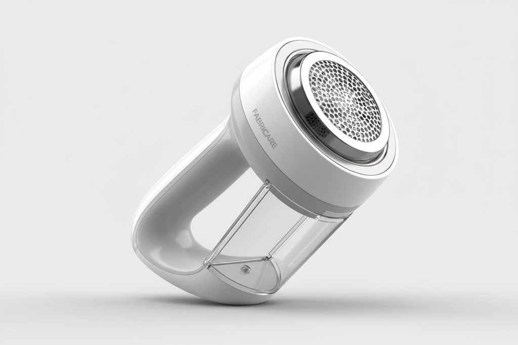 create a 3D model of fabric shaver machine which clears the furr